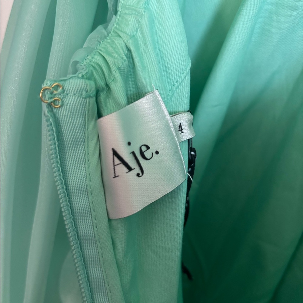 Aje Mint Green Dress with - Picture 6 of 7